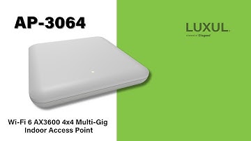Luxul Wi-Fi 6 AX3600 4x4 Multi-Gig Indoor Access Point (AP-3064)