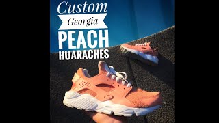 peach huaraches