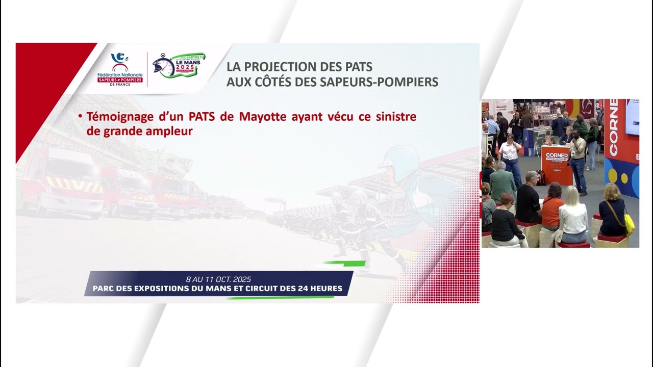 CORNER - LA PROJECTION DES PATS AUX CÔTÉS DES SAPEURS POMPIERS DANS LE CADRE DES COLONNES DE RENFO