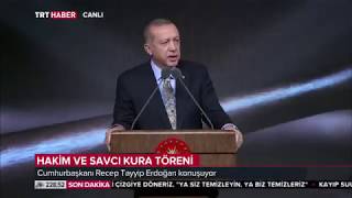 ERDOĞAN HAKİM VE SAVCILARA SESLENDİ