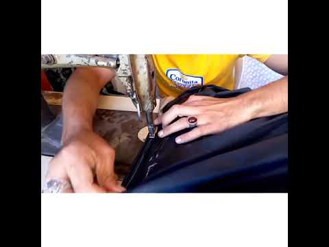 فيديو: كيفية خياطة غطاء محرك السيارة الأحمر