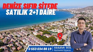 Kusadası Karaova da Denize Sıfır Sitede Satılık 2 1 Daire