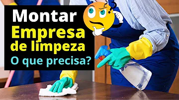 Quanto custa montar uma empresa de produtos de limpeza?