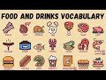 Food and drinks vocabulary in english englishvocabulary
