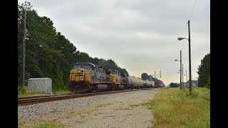 [HD] H751's New Route, YN2 Leaders, Train Meet - Collier Yard 9-8-18