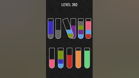 Water Sort Puzzle Level 392