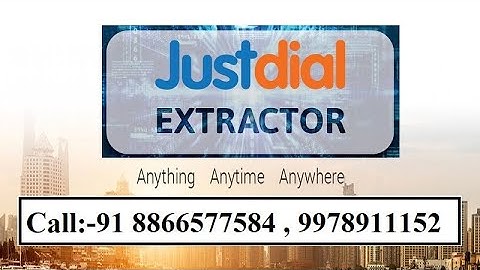 New Justdial Data Extractor  | How To use Just Dial Data Copy Just One Click