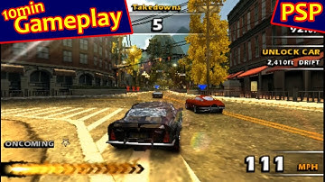 Burnout Dominator ... (PSP) Gameplay