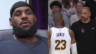 LeBron James speaks on what was said between him and Ime Udoka before ejection 👀