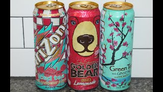 This is a taste test/review of arizona tea in three varieties
including iced with raspberry, lite strawberry lemonade and green
ginseng & honey....