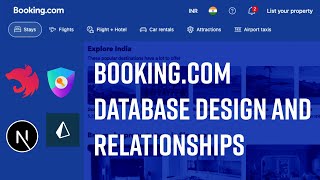 Building Booking.com clone App - Database Design Diagrams #06