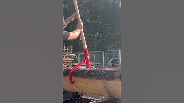 Using a Cant Hook to turn boards