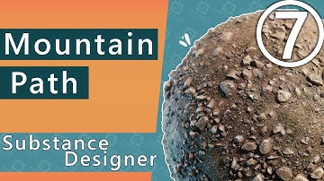 Substance Designer - Mountain Path Tutorial Part 7: Adding Colour