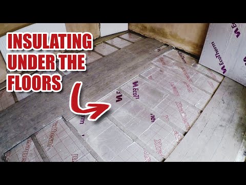 Video: Vloerisolatie: installatietips. Vloerafdichting in een houten huis