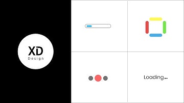Design Loading animation in adobe XD | XD design ||