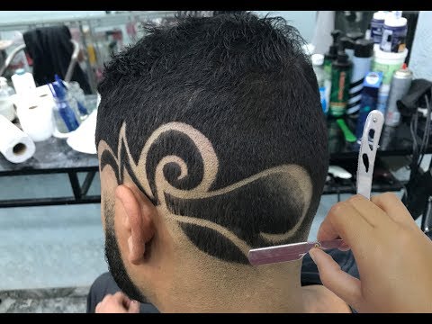 cabelo desenhado masculino