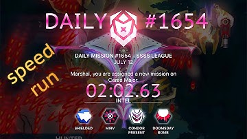 speedrun: daily #1654 - TAU LUNA - Phoenix 2 - Marshal S4