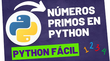 Números PRIMOS en Python 1 - 100 🔥 Como SABER si un NUMERO es PRIMO Python