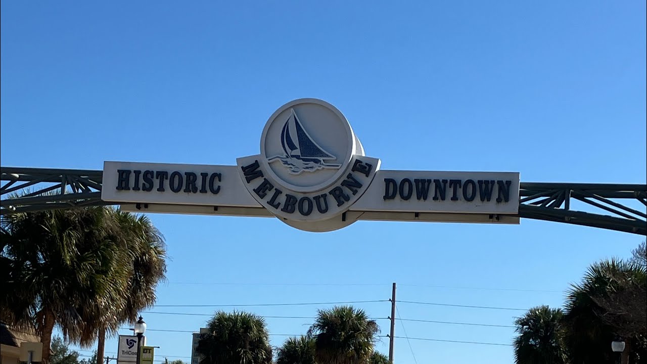 Space Coast Florida. Downtown Melbourne