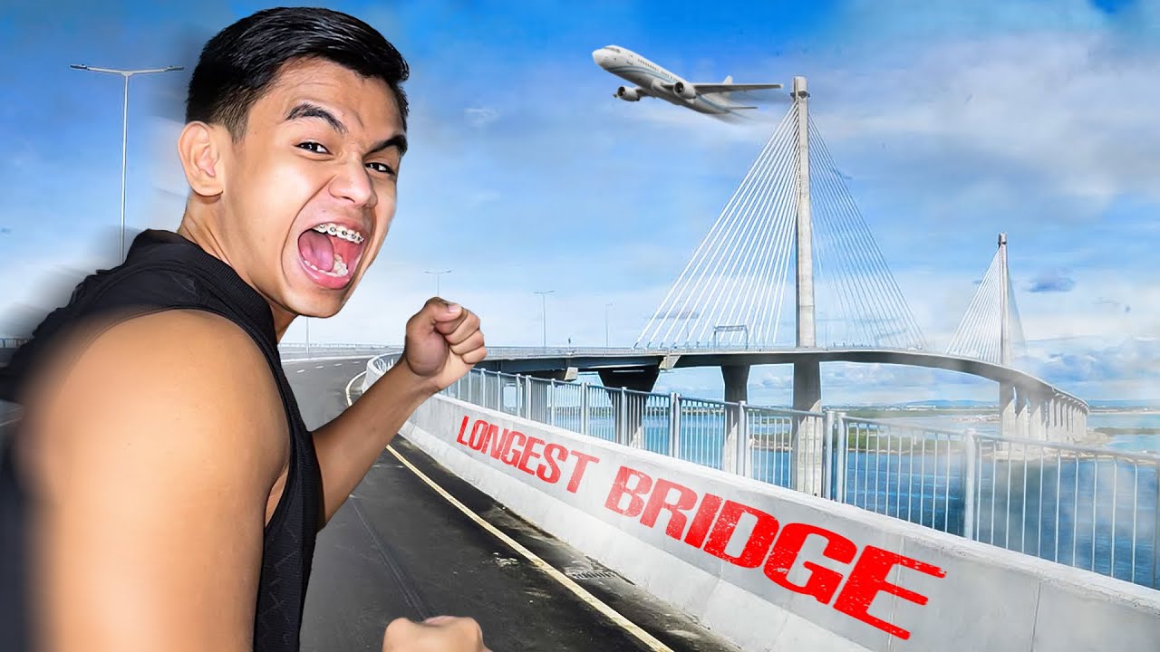 I Tried to RUN the LONGEST BRIDGE in the Philippines *EXTREME*