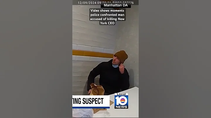 Video shows the moments before Louis Mangione was arrested after being accused of murdering a CEO.