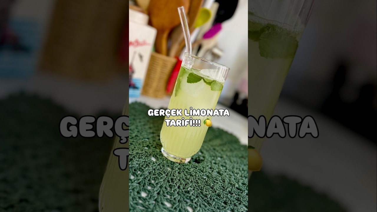 Gerçek Limonata Tarifi ☺️ #limonata #içecek #lemonade #keşfet #pratiktarifler #yemektarifleri #food