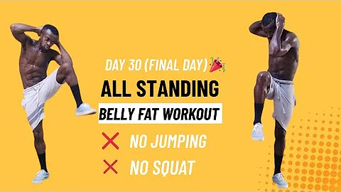  30 Days ALL STANDING ABS Workout Challenge – Day 30 (FINAL DAY!) 🎉