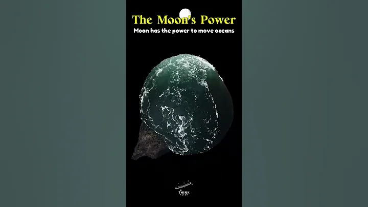 Moon has the power to move Oceans #short #moon #earth #solarsystem #ocean #universe #planet #space