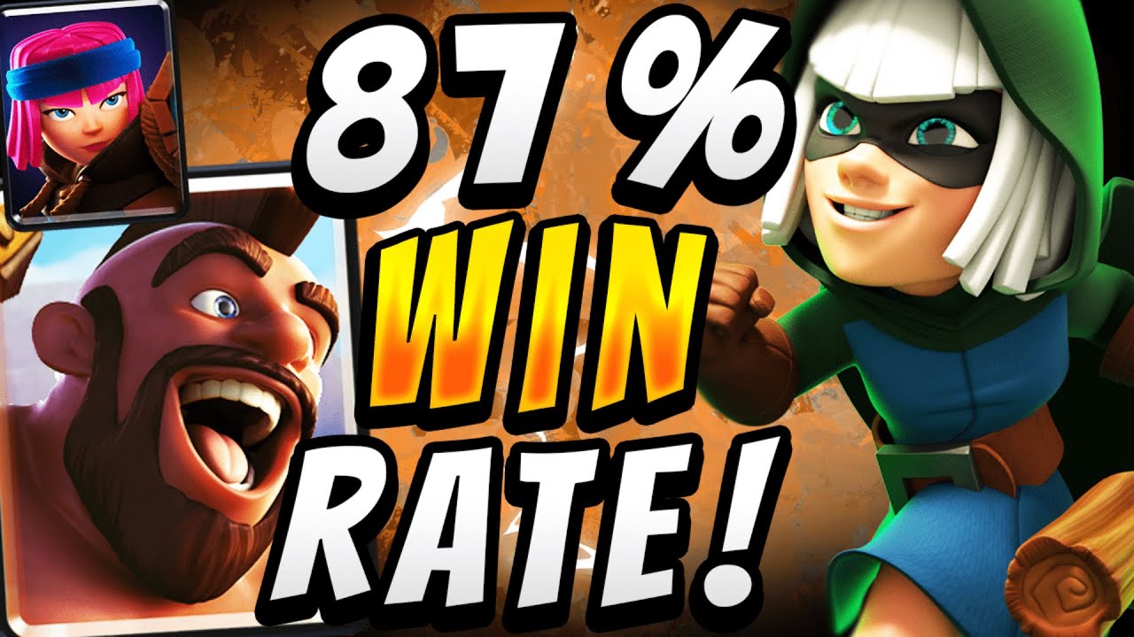 SirTagCR: 91% WIN RATE! BEST CLASH ROYALE DECK WITHOUT CHAMPIONS! -  RoyaleAPI