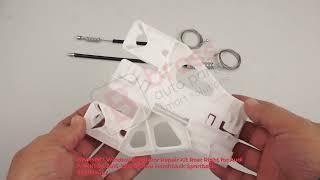 BWR5067 Window Regulator Repair Rear Right for Audi A1 MK1 8X 2010-2019 5-Door Hatchback Sportback