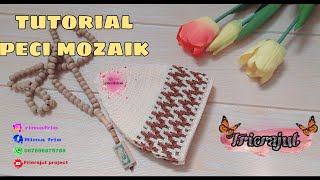 Tutorial peci mozaik simple#tutorial #peci #rajut #crochet #mozaik