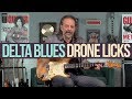 Delta Bluesy Drone Licks in the Key of E with Andy Aledort