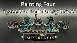 How to Paint Epic Scale Sons of Horus Space Marines for Warhammer Legions Imperialis