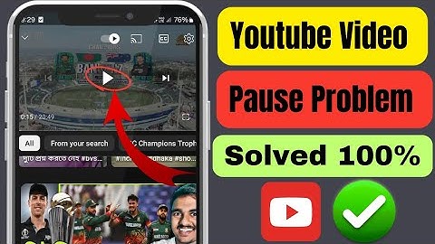 How to Fix Youtube Mobile Automatic Pause on Android Phone 2025
