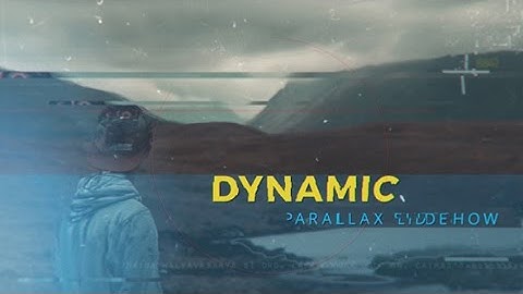 Dynamic Parallax Slideshow ( After Effects Template )
