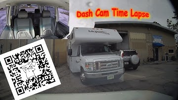 Mini 0906 Dash Cam Parking Mode Time Lapse in front of shop