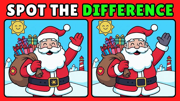 Find 3 Differences! Only Geniuses Win!✨🎉(EASY MODE)