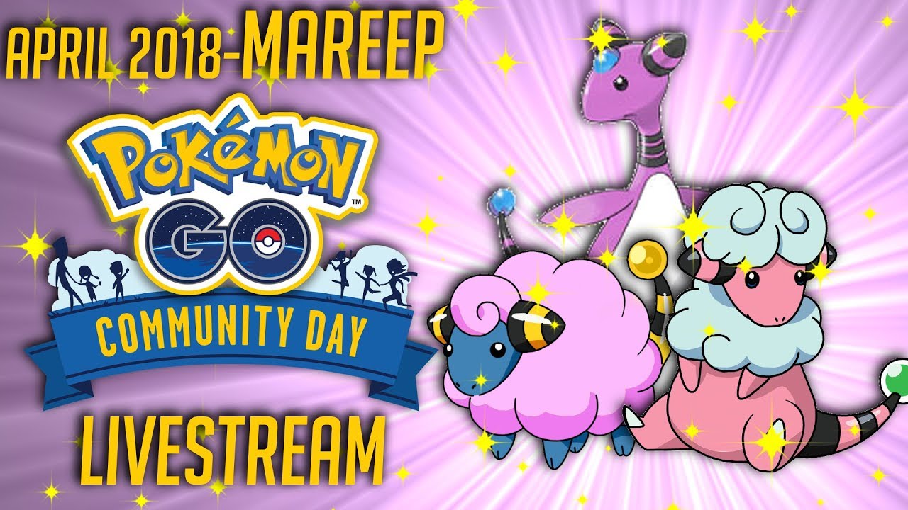 MAREEP COMMUNITY DAY 🔴 LIVE Pokémon GO YouTube
