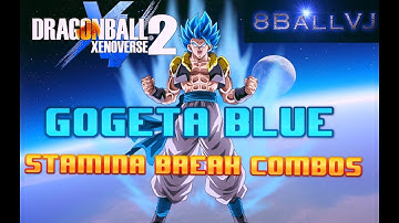 OP STAMINA BREAK COMBO!!! | DBXV2 Gogeta Blue Stamina break combo!