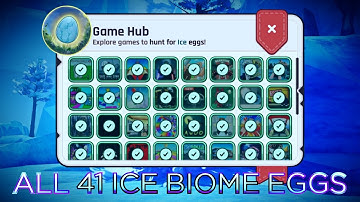 The Hatch How To Get ALL 41 Ice Biome Eggs + The Egg of Absolute Zero [EVENT]