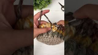 Crochet stitch tutorial - Crochet front post puff stitch #crochettutorial #crochetstitches
