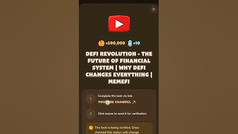 DeFi REVOLUTION - The FUTURE of Financial System Video Code | MemeFi Video Code