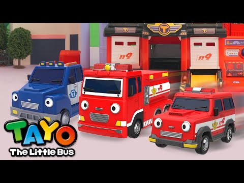 【子供の日】 おもちゃの車で歌って踊ろう🚒 l 勇敢な子供 l レスキューチームのうた l ちびっこバス タヨ