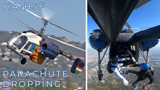 HA-HSF, Kamov Ka-26 - Parachute dropping