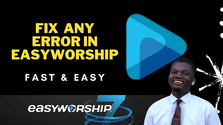 How to fix Easy Worship access violation error | Fix invalid argument to date error