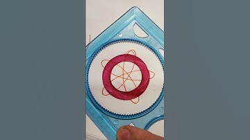 Spirograph art ASMR #satisfying #spirograph #shorts#2024#asmr