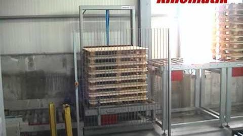 Pallet Lift Conveyor - Kinematik Pallet Conveyor System