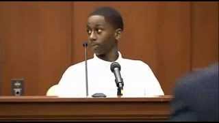 George Zimmerman trial day 1 witness 1 Trayvon tins friend (who he bought skittles for