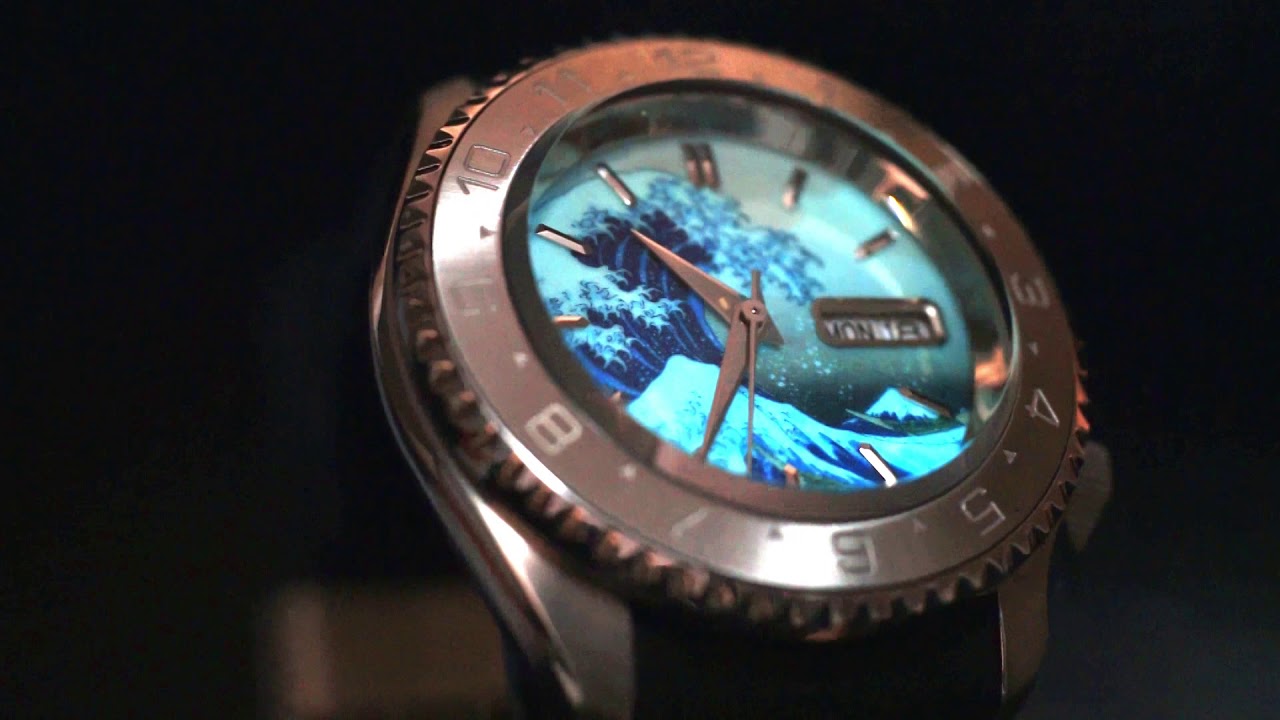 Seiko SRPD79K1 Mod All Black Yacht 