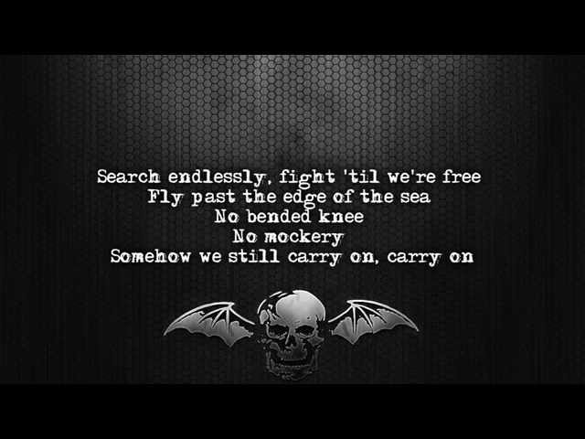 Avenged Sevenfold - Carry On [Lyrics on screen] [Full HD] class=